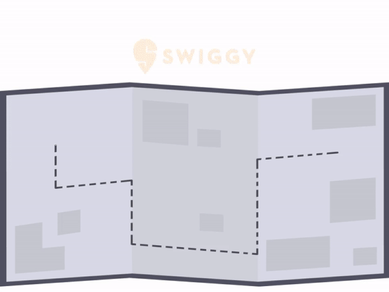 Swiggy Delivery animation app branding delivery executive design flat illustration swiggy swiggy delivery swiggy food swiggy process vector