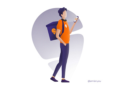 Swiggy Delivery Partner branding delivery delivery boy delivery executive delivery partner design flat food delivery illustration swiggy swiggy delivery swiggy go swiggy india swiggy stores vector