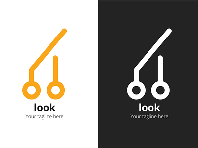 Look tech logo design branding design designer logo icon illustration logo logodesign minimal vector web