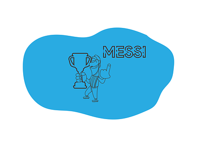 Outline Only cartoon identity illustration illustrator messi messi cartoon messi illustration messiah