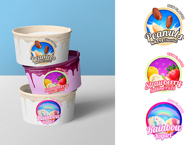 Ice Cream Flavor brand flavor packaging