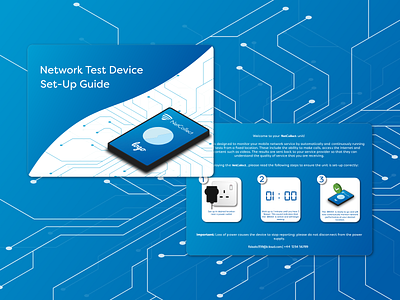 Set-Up Guide Design 50 shades of blue product design set up guide ux learning