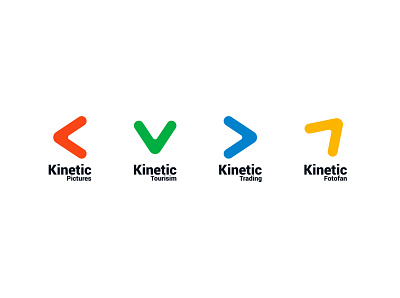 Kinetic Branding arrow brand branding design graphic design holding identity illustrator kinetic logo sign visual