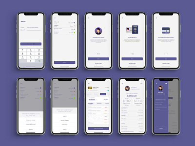 Banco finance app mobile app uiux