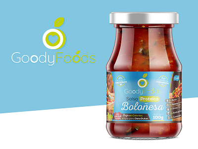 Goody Food_ Label Design art direction branding graphic design labels packaging