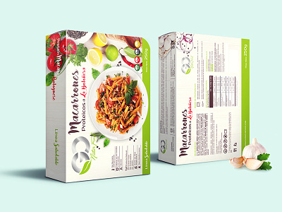 Macarrones Proteicos Go Natur Food art direction food graphic design label natural packaging