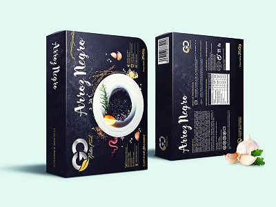Arroz Negro packaging, Go Natur Food art direction food gourmet graphic design healthy eating label natural packaging protein