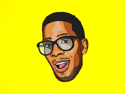 Kid Cudi Illustration designer graphicdesign illustration illustrator pentool photoshop portrait vector