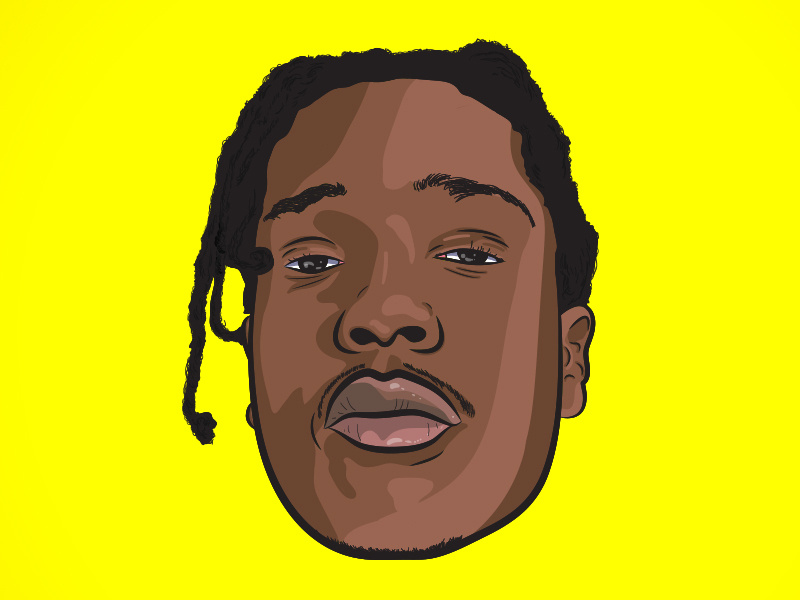 Asap Rocky by Mateo Vasquez on Dribbble