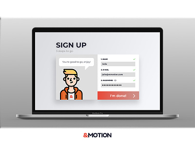 Daily UI Challenge #001 Sign up - Part 1 daily ui challenge desktop sign up screen ui ux