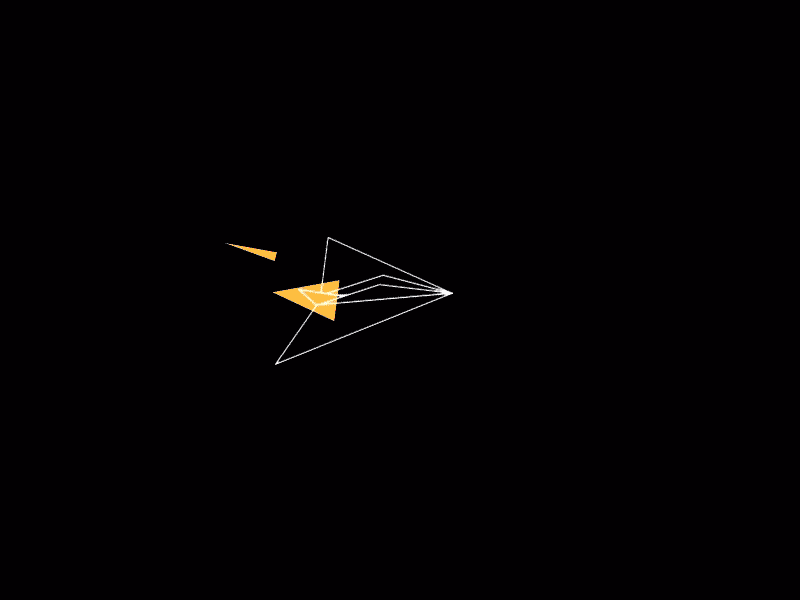 Google transformation - loop aftereffects animated bird gif origami plane simple design