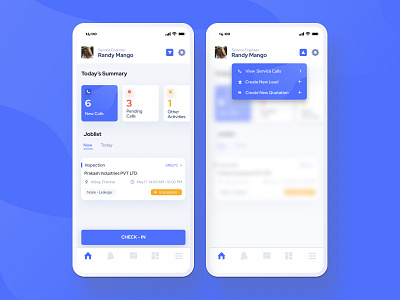 Business app (SaaS CRM) by Anna Karmalita on Dribbble