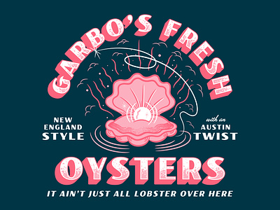 Garbo's Fresh Oysters Tee
