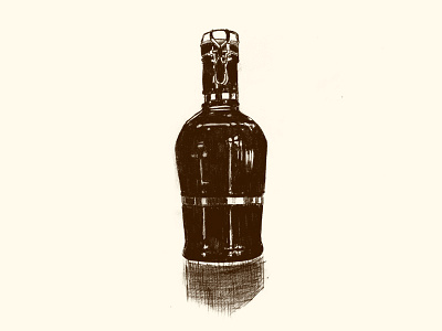 Growler - shelved beer growler illustration