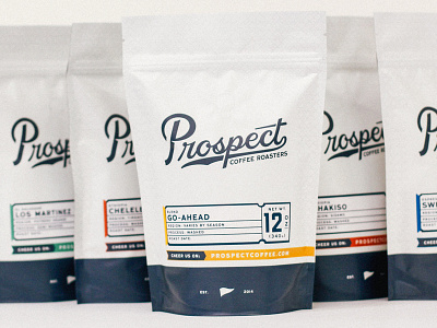 New Prospect Bags & Labels! + more bag coffee label logo packaging sturdymfgco typography