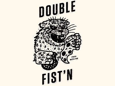 Double Fist'n donut illustration matt thompson party pizza yeah duh yep