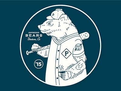Bad News, Bear... baseball bear coffee cool illustration matt thompson