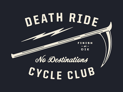 Finish or Die cycling drcc illustration matt thompson