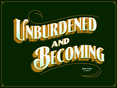 8 (circle) fun lettering lyrics matt thompson typography