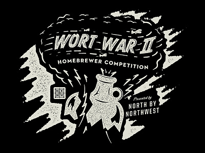 Wort War II lettering matt thompson nxnw texture type typography work