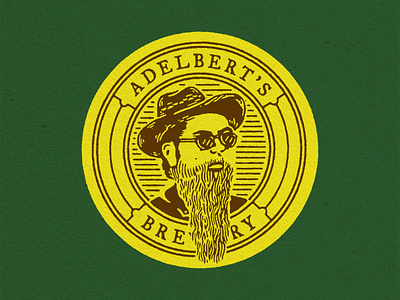 Adelbert's — Tres Hombres Del beer branding design illustration logo matt thompson packaging