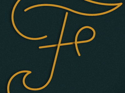 The letter F alphabout f lettering lines matt thompson type