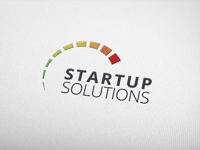Startup solutions design logo logo design startup