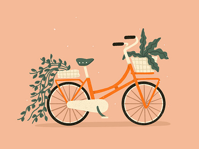 Bicycle digitalillustration illustration procreate