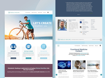 Metabolic Healing Website Design