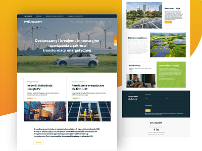 Photovoltaic company website energy graphic design photovoltaic ui web website wedesign