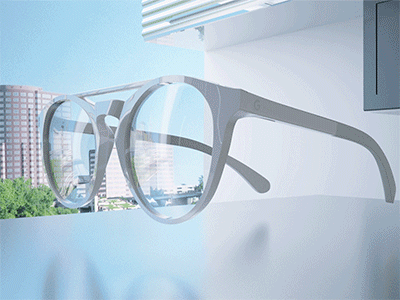 Google AR Glasses Redesign animation ar branding cinema 4d glasses