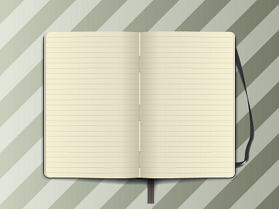 ❧ Vector Moleskine journal moleskine notebook vector