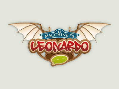 ❦ Theme Park Logo leonardo logo macchine machines park theme