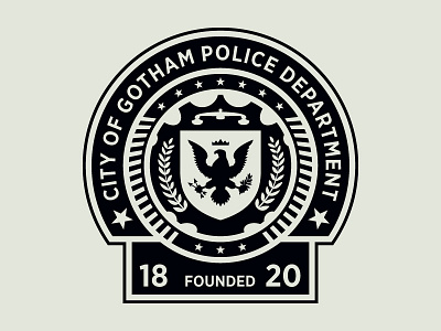 ❦ GCPD Badge badge batman gotham gotham city nolan police police department