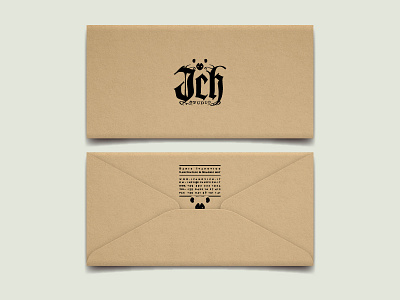 ❦ ℑch Studio Envelopes branding envelopes retro vintage