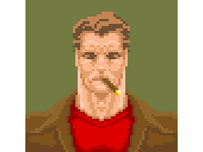 ❧ Pixel Arnold – Jack 8bit arnold pixel pixelthursday schwarzenegger