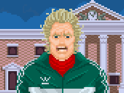 ❧ Biff Tannen 1985 8bit backtothefuture pixel pixelthursday