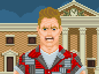 ❧ Biff Tannen 1955 8bit backtothefuture pixel pixelthursday