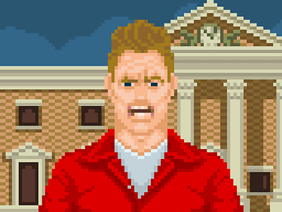 ❧ Biff Tannen 1955 8bit backtothefuture pixel pixelthursday