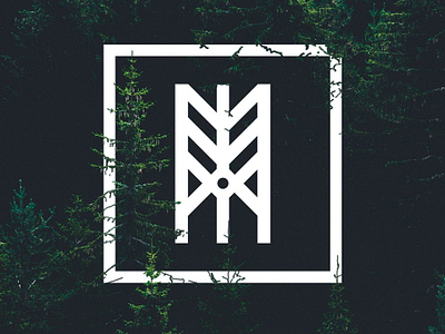 Futhark branding icon identity logo mark minimal minimalistic nordic typography vector