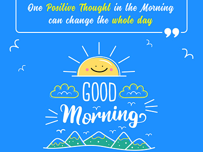 Good Morning Poster by dhivakar on Dribbble