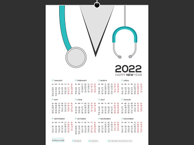 12 month 2022 doctor wall calendar doctor calendar