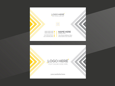 vector business card simple card