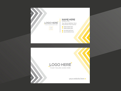 vector business card simple card