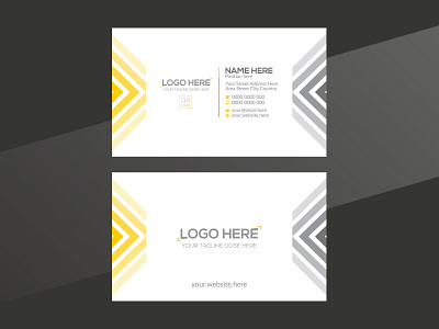 vector business card simple card