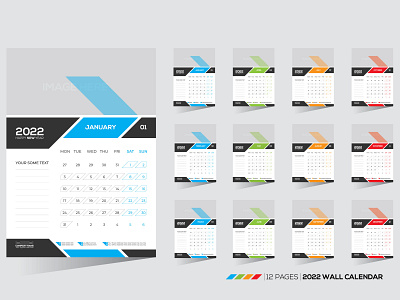 2022 wall calendar official calendar print calendar simple calendar