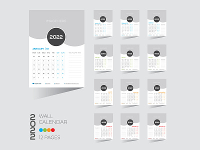 2022 wall calendar official calendar simple calendar