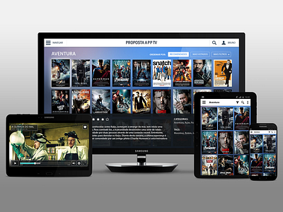TV Streaming (proposal) design proposal streaming tv tv series ui