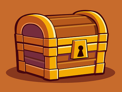 Treasure Chest game game assets treasure treasure chest wood box