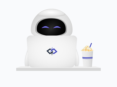 The mascot Power illustration 🤖 computer cute design identity illustration mascot mascot character mascot design mascot logo robot work work in progress